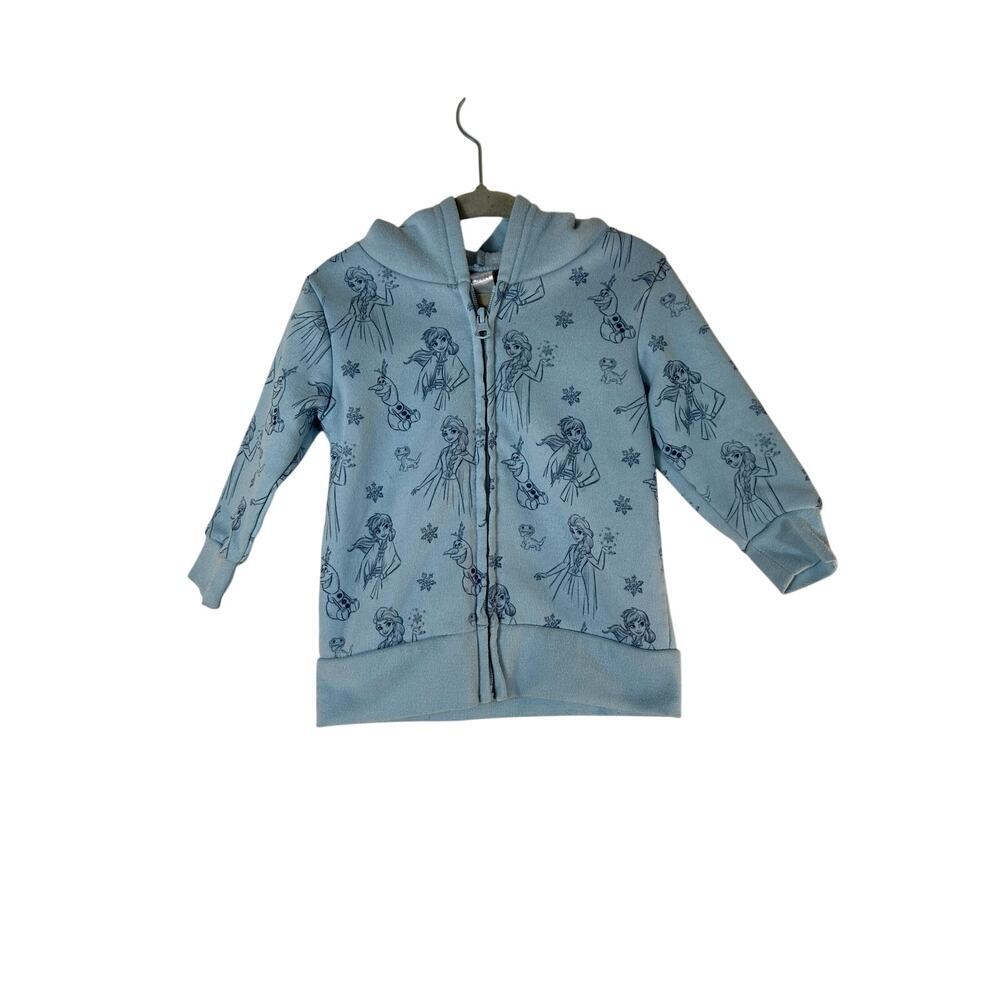 DISNEY Girl’s Frozen Full-Zip Hoodie / Size: 2T
